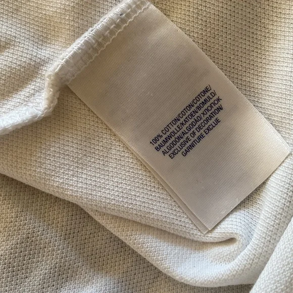 Ralph Lauren Teens Polo Shirt White AU14-16 Cotton Pre Owned GC - Picture 8 of 11